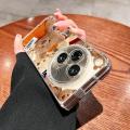 Jellycat Barcelona Bear Design Transparent Full Cover Anti-Fall Creative Cute Cartoon Phone Case for OPPO Find N3/N3 Collector's Edition. 
