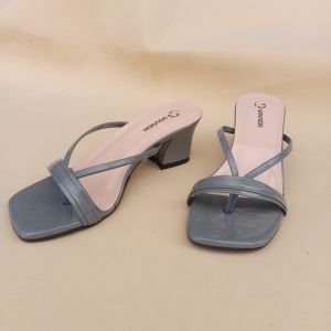 sandal heels wanita terbaru tinggi hak 5cm sol karet