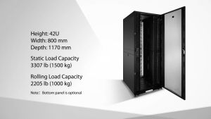 TC-42U Server Rack Network Cabinet (800x1000x2000) For Data Center CCTV Recorder Network Equipment