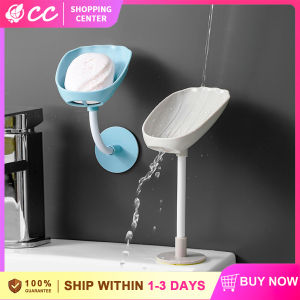 "Creative Changeable Angle Household Soap Holder with Drainer Wall Mounted Soap Box Bathroom Toilet Soap Dish Counter Hanging Perfumed Soap Case "