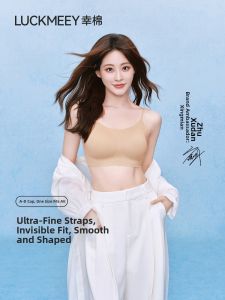 LUCKMEEY | seamless bra Nude Tone Seamless Invisible Small Breast Lift Side Gathering Adjustable Bra