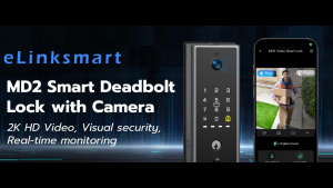 WiFi Video Smart Lock with Camera & Doorbell Keyless Entry Door Lock with Smart Lock Sensor 10000mAh Rechargeable Battery Two-Way Audio 8 Ways to Unlock App Remote Control