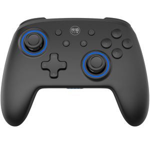 IINE Samurai Black Controller Wake Up Wireless Bluetooth Auto-Fire Pro Controller Compatible Nintendo Switch