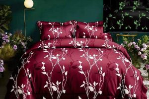 Premium Luminous 4in1 Queen Size Fitted Bedding Bedsheet Sets Cadar Sarung Tilam Getah Keliling Pillow Case Fluorescent (Cadar Murah)