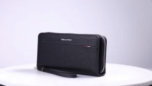 Ví dài nam  ví nam cao cấp hàng hiệu WilliamPOLO full hộp đựng túi xách WP019