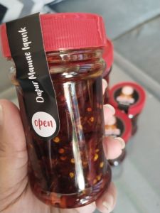 Chili Oil Sambal minyak Cabe hot untuk makanan siap saji atau bumbu masakan pedas 150gram