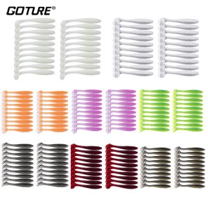 Goture 20 Chiếc Mồi Câu Cá Mềm Đuôi Chữ T Con Sâu Mồi Bộ 55 Mm/65 Mm Nhân Tạo Swimbait Cho Cá Chép Hiệu Quả Dụ Cho Đại Dương Sông Hồ