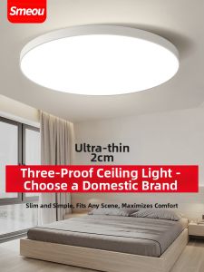 Smeou| Ultra Thin LED Ceiling Light for Bedroom Dining Room Childrens Room Balcony and Corridor