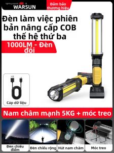 WARSUN | Đèn Làm Việc LED Từ Tính Sạc Được Cho Ngoài Trời & Sửa Chữa Ô Tô