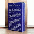 Heart Hidden Secrets Oracle Deck, ไพ่ทาโรต์รัก, เผือกทํานายสําหรับผู้เริ่มต้น, คําทํานาย, เวอร์ชันภาษาอังกฤษ, 12x7 ซม., 78 ใบ. 