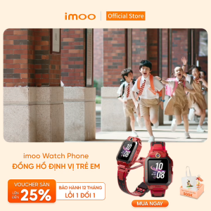 [Sốc] Đồng Hồ Thông Minh Trẻ Em Lắp Sim imoo Z7 Bản Đặc Biệt Gọi Điện Thoại/Camera Kép/ Videocall HD/Định Vị GPS/4G/Kháng Nước