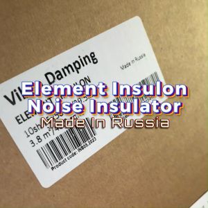 ELEMENT Insulon 4.0mm Car Door Noise Heat Insulating Material Size of 50cm X 75cm Per Sheet