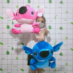 Gấu bông Stitch & Lilo nhiều màu gòn mềm vải mịn không rụng lông an toàn cho bé