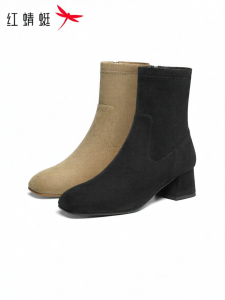 Reddragonfly | Winter New Womens Boots Coarse Heel Stiletto Slimming Boot