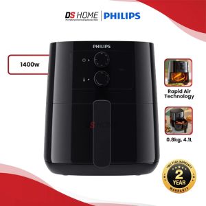 🔥SPECIAL PROMO🔥 PHILIPS HD9200 AIR FYER 4.1L 0.8KG WITH RAPID AIR TECHNOLOGY BLACK (HD9200/91) AIR OVEN 空气炸锅