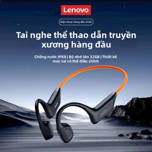 Lenovo | Tai Nghe Dẫn Truyền Xương Lenovo S106 Bluetooth 6.0 IPX8 Chống Nước 32GB MP3 HiFi Tai Nghe Có MIC Để Bơi Lội