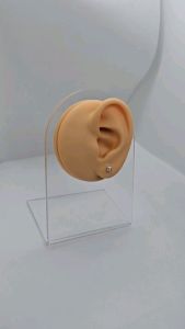 2mm Stud Stone Earrings (Pair/Maliit/Square) 92.5 Italy Silver Jewelry (TUNAY NA SILVER)