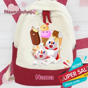 tas anak sekolah MIXUE ICE CREAM TERBARU (free nama)