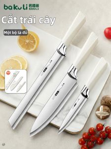 BAKULI | Bộ Dao Cắt Trái Cây Di Động Sharp Với Thớt Dành Cho Học Sinh
