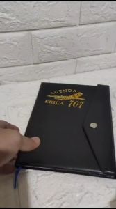 Buku Agenda Kerja Hard Cover Kancing ERICA 707