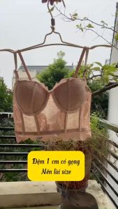 Áo bra corset pust up ren có xương định hình có gọng đệm mỏng 6688 M60