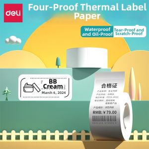 deli | Waterproof Durable Thermal Sensitive Label Printing Paper 2 Inch