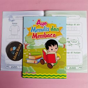 Buku Anak TK Ayo Membaca Menulis Berhitung -GMedia Ukuran Besar