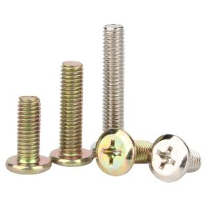 Creaby | Nickel-plated Color-zinc Flat Head Phillips Cross-drive Round Head Screws
