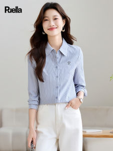 puella | Áo Sơ Mi Nữ Thêu Họa Tiết Sọc