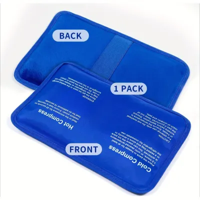 Gel Soft Flexible Ice Packs for Injuries - Reusable Freezer Cold Pack Cold Compress & Cooling Gel Pad for Face Shoulder Hip