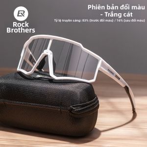 RockBros | Kính Đeo Đi Xe Đạp Chống Bụi Phản Quang Theo Ánh Sáng