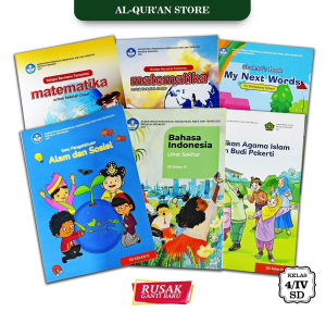 Buku Paket Kelas 4 SD Lengkap Edisi Merdeka Seni Rupa Pjok Pancasila Ipas Kurikulum Merdeka