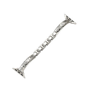 iSeriseWatch | Stylish Metal Bracelet Band for Apple Watch Fashionable Carved Flowers Design Womens Compatible Models