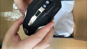 Mouse Gaming 6D Wireless Bluetooth dual mode Rechargable 1600 dpi silent click 6 buttons LED backlight