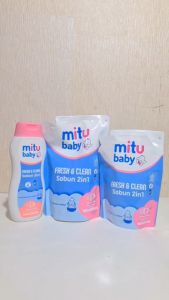 Mitu Baby Fresh & Clean Sabun Mandi Bayi 2in1 pH Balanced Kulit Sensitif Halal