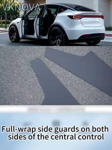 VKNOVA For Tesla Model Y/ Y L Juniper 2025 2026 TPE Central Control Side Anti Kick Pad Anti-dirt Protective Protecto Accessories