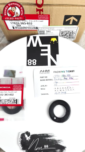 Seal Karet Tutup Tangki Bensin BeAT New LED Deluxe Street K1A Scoopy eSP K2F PCX ADV Vario 125 150 160 Genio Stylo Supra GTR Forza Super Cub SH150i Original AHM HGP 17632-383-832