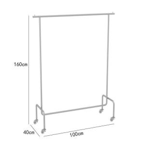 Stainless Steel Clothing Display Rack