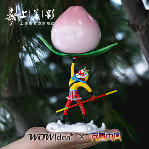 TeamChina Home Decor Static Figure - Monkey King Sun Wukong Peach of Immortality Collectible Toy for Ages 3 And above