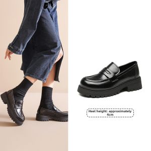 DUSTO | Ultra-soft Thick Sole Loafer Black