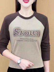 QIAOXIZI | Round Neck Warm Fleece Long Sleeve Tunic for Women
