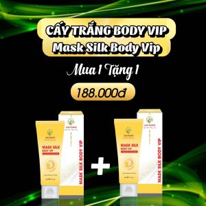[ Mua 1 Tặng 1 ] Mask Silk Body Vip - Mặt nạ cấy trắng body