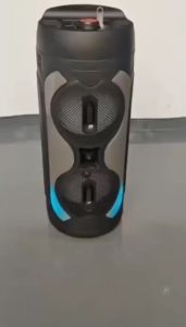 GadgetCity Portable Karaoke Speaker Bluetooth With Wireless Microphone RGB Speaker KTV Rechargeable Speaker