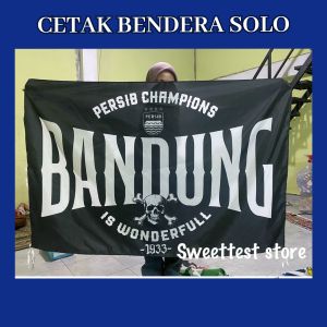BENDERA PERSIB 150X100CM LANSUNG KIRIM TANPA PREE ORDER BONUS STIKER COD