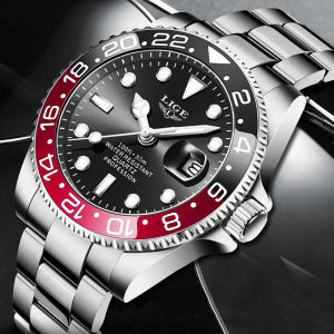 LIGE | LIGE Fashion Business Watch Men 3ATM Waterproof Luminous Wristwatch Men Clock Top Brand Luxury Sports Quartz Diving Chronograph