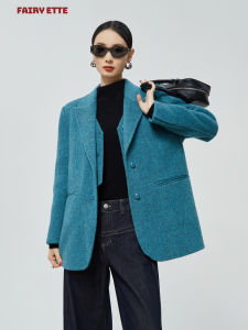 PlumJan | Elegant Retro Notch Collar Double-layered Fashionable Womens Coat