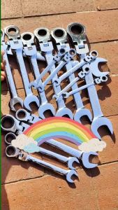 Kombinasi Ratchet Wrench Dengan Kepala Fleksibel Alat Ratchet Tujuan Ganda Kit Kombinasi Ratchet Otomotif Hand Tools Ratchet Wrench Set