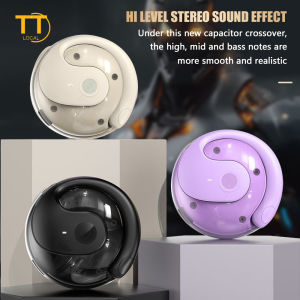 Tri-Town OWS BY01 Earbuds (Freebies:1 Silicon Lanyard) HiFi Sound Quality Wireless Bluetooth Earphone IPX5 Waterproof with Large Capacity Battery Headset