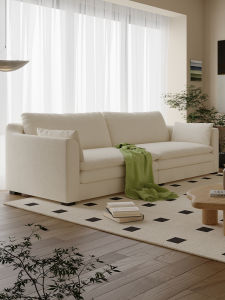 Creamy Velvet Tofu-shaped Detachable Sofa