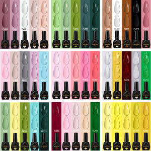 5pcs Gel Nail Polish Set HEMA Free Semi Permanent Soak Off UV Gel Varnish Nail Art Decoration For Winter Nail Supplies Manicure